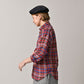 45R Gauze Doublecloth 908 Plaid Loafer Shirt