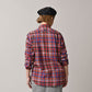 45R Gauze Doublecloth 908 Plaid Loafer Shirt