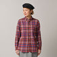 45R Gauze Doublecloth 908 Plaid Loafer Shirt