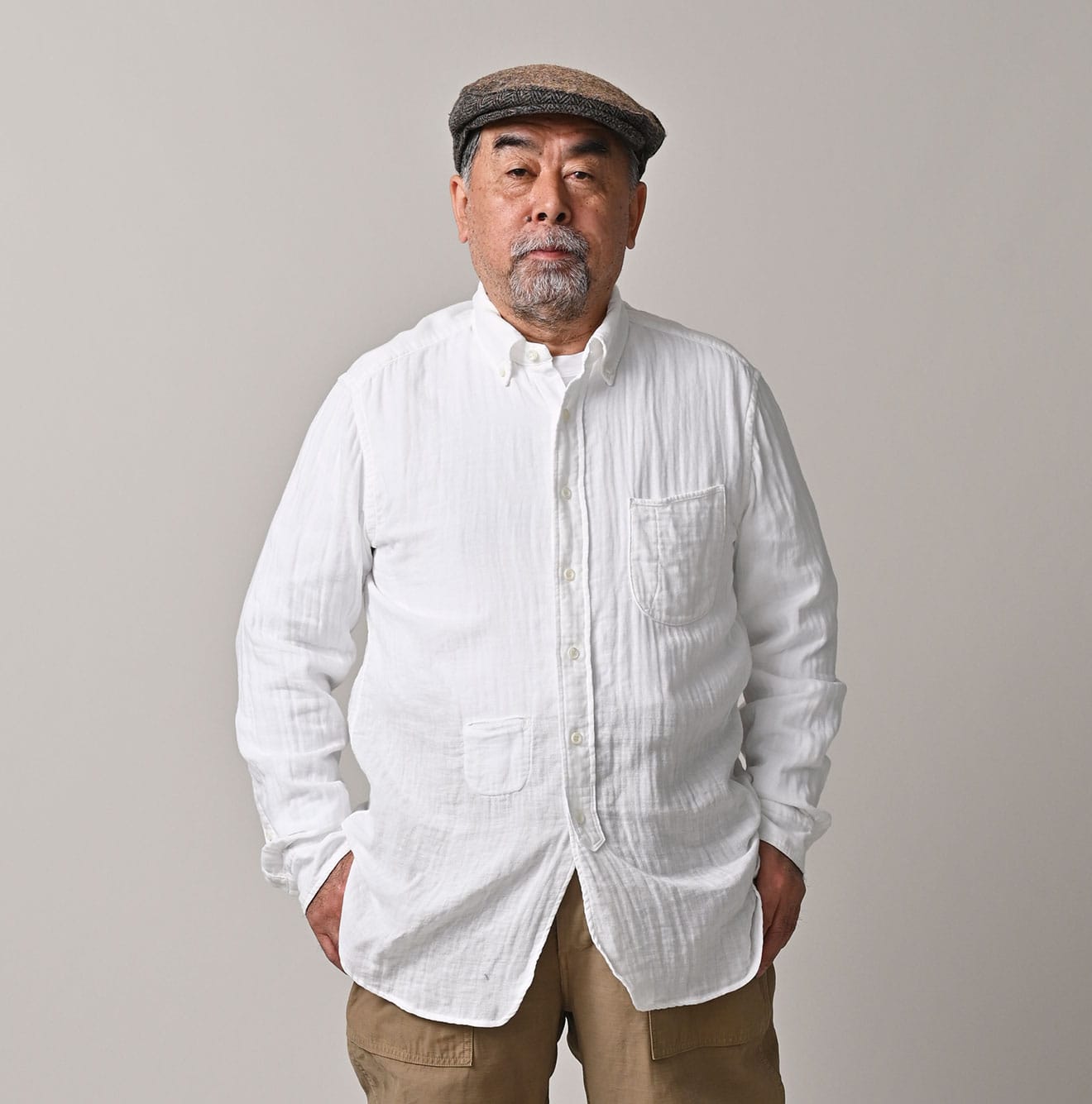 45R Gauze Doublecloth 908 Loafer Shirt - Image 3