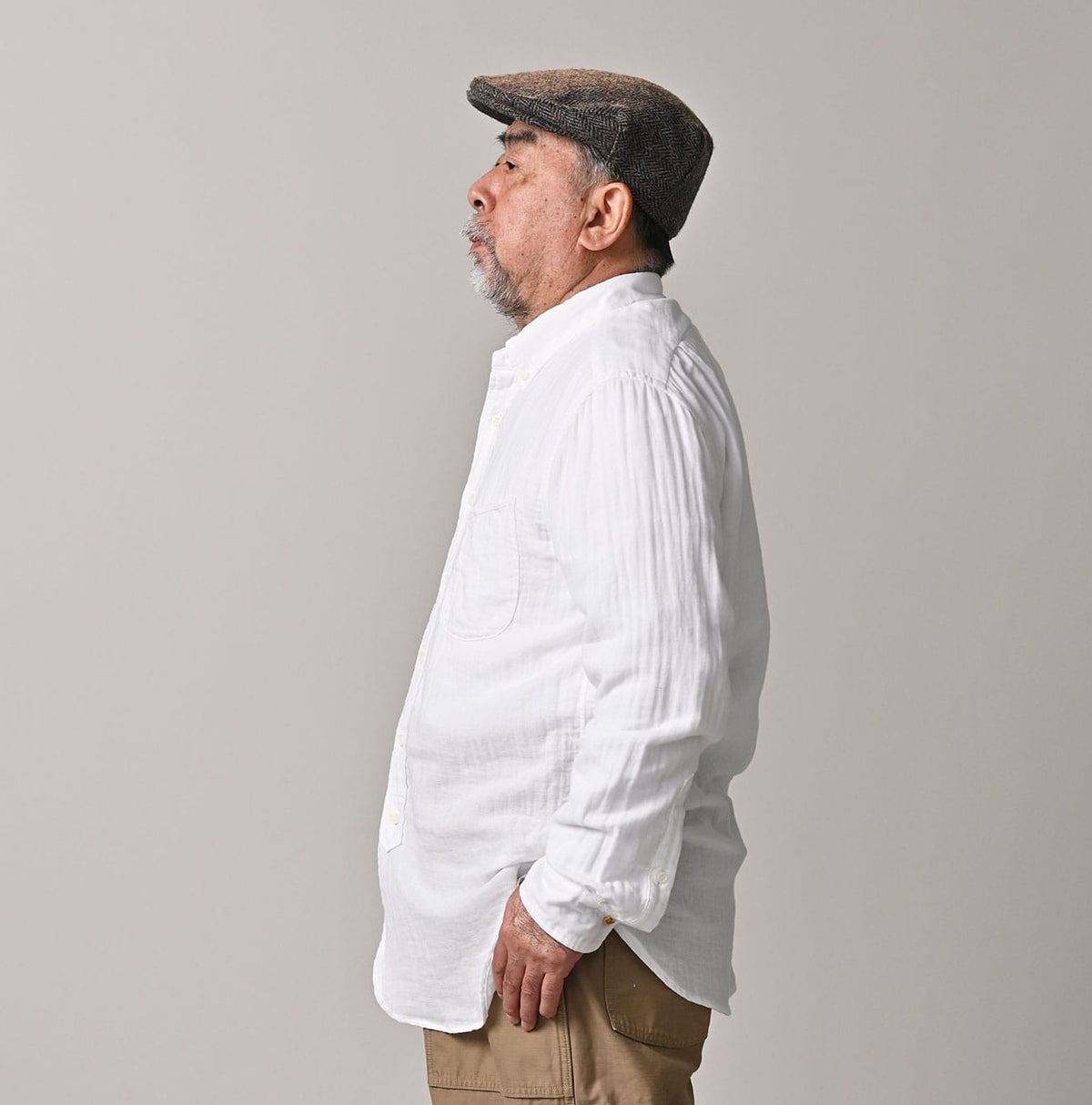 45R Gauze Doublecloth 908 Loafer Shirt