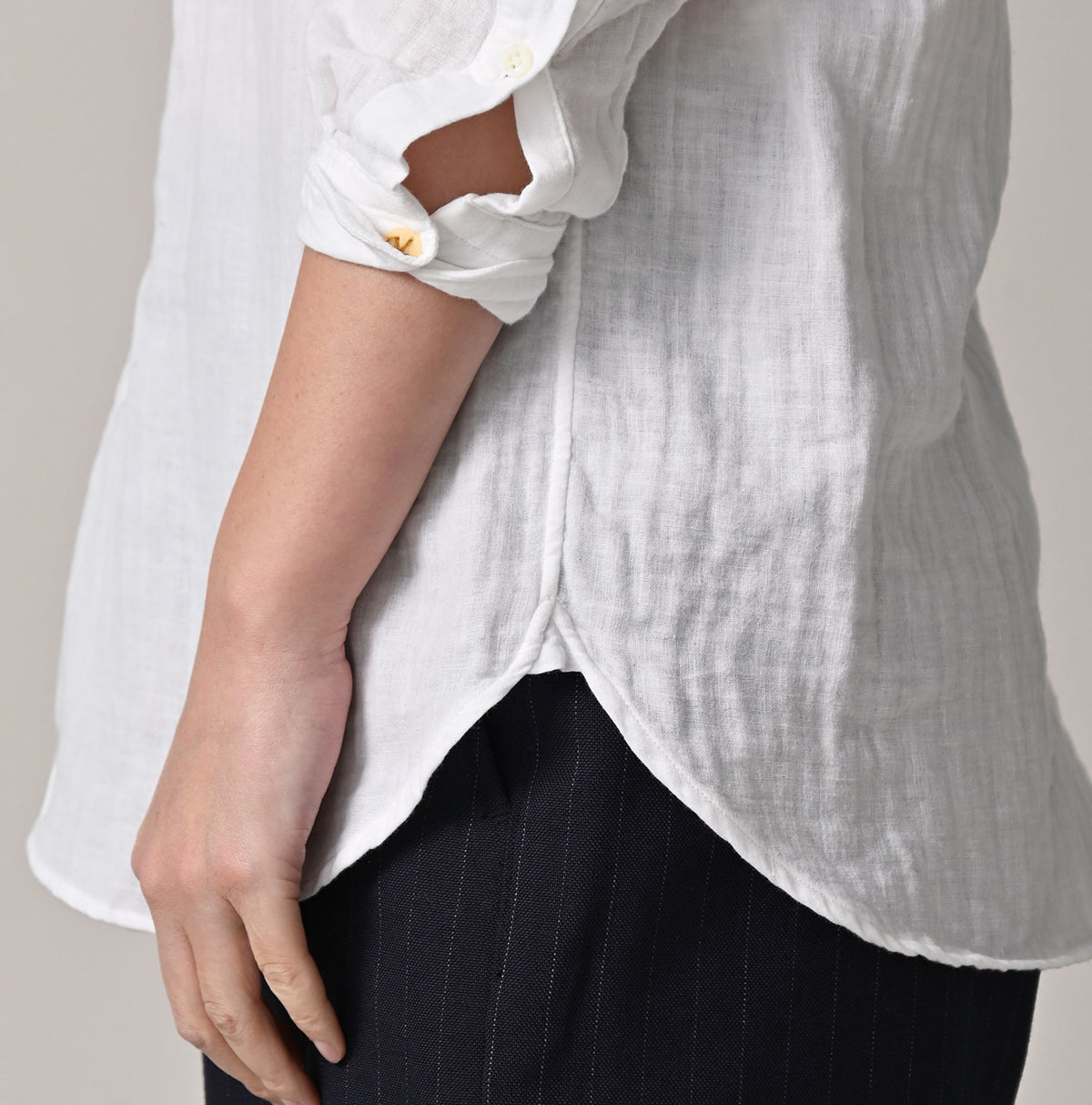 45R Gauze Doublecloth 908 Loafer Shirt