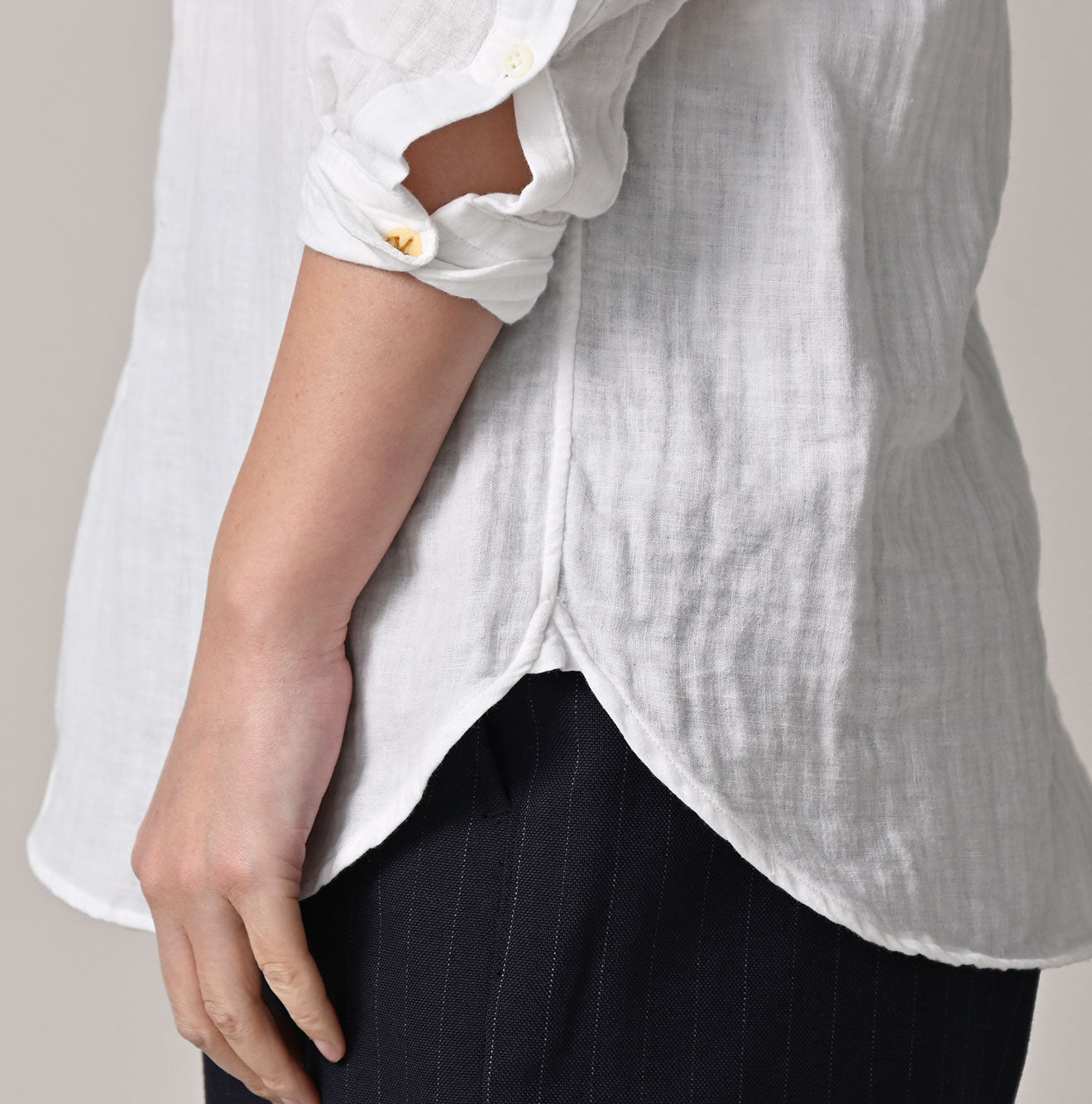 45R Gauze Doublecloth 908 Loafer Shirt - Image 14