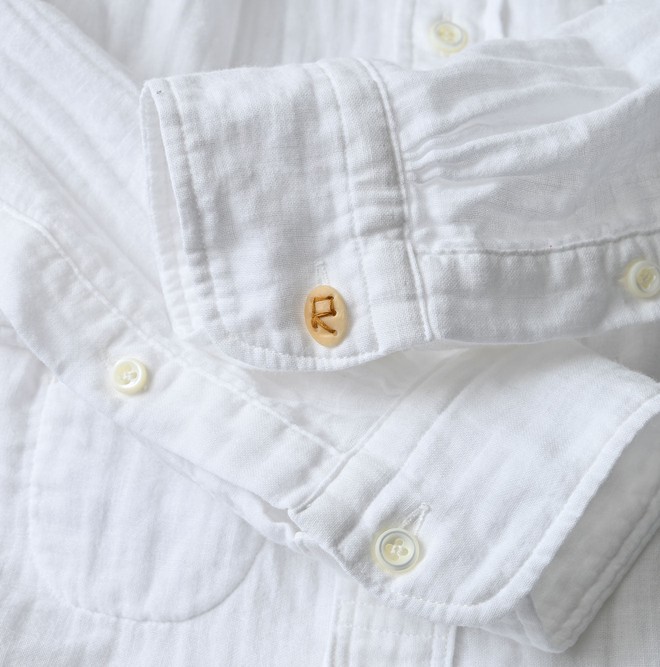 45R Gauze Doublecloth 908 Loafer Shirt - Image 20