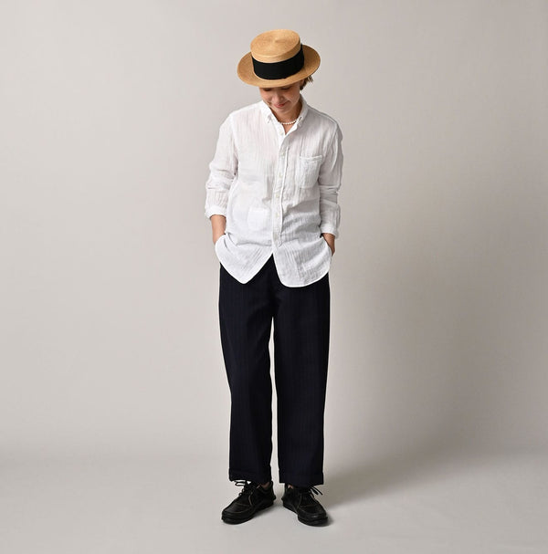 45R Gauze Doublecloth 908 Loafer Shirt