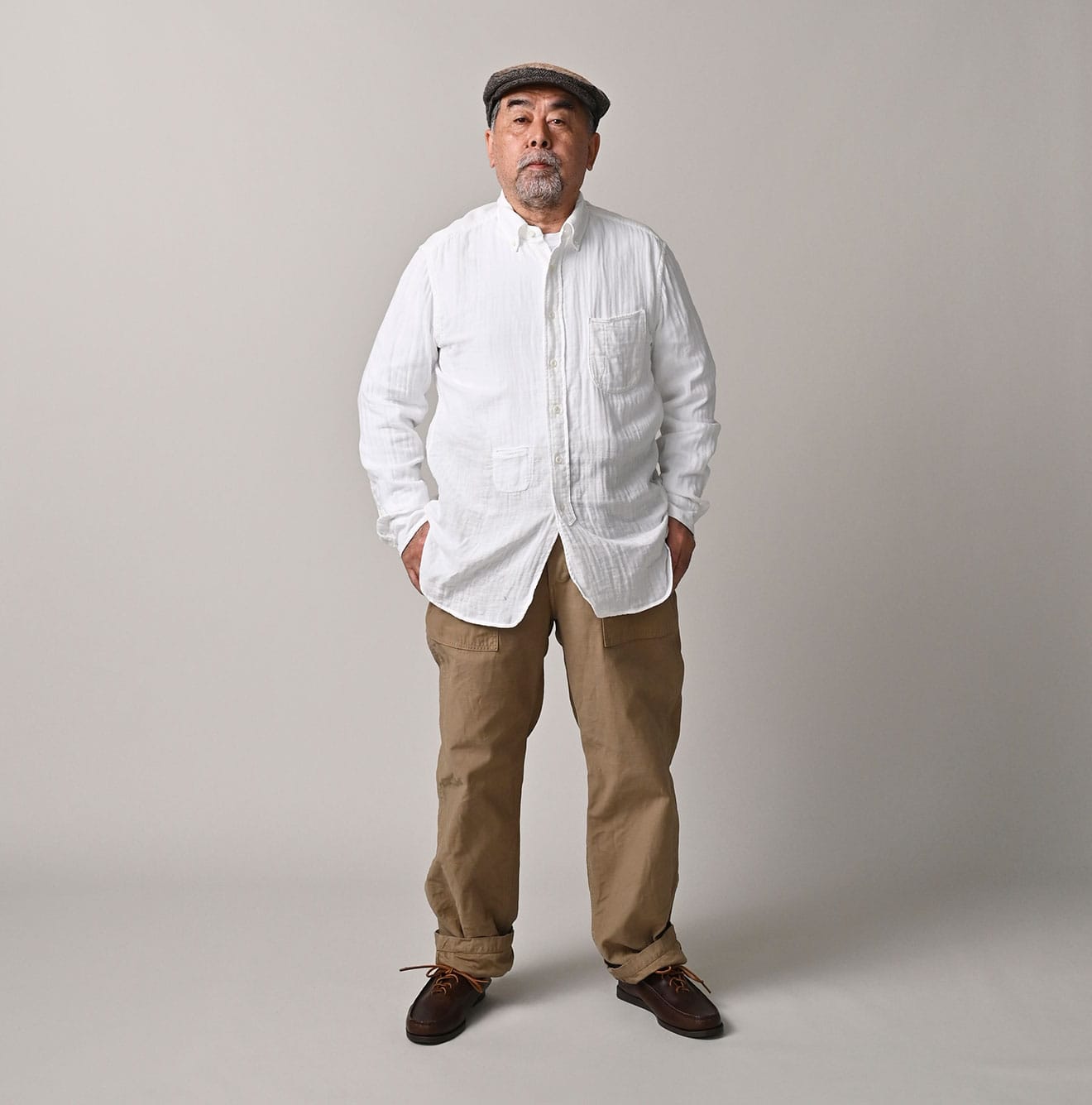 45R Gauze Doublecloth 908 Loafer Shirt - Image 2