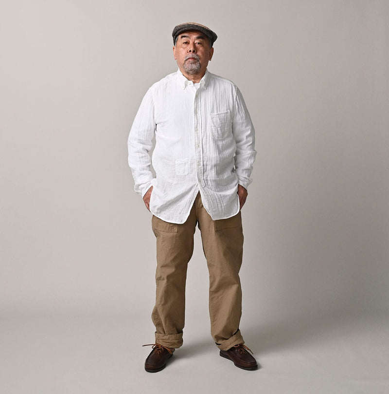 45R Gauze Doublecloth 908 Loafer Shirt - Image 2