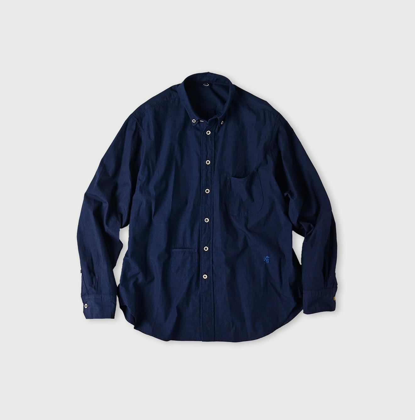 Indigo Batistie 908 Ocean Buttondown Shirt - 45R by 45rpm studio - Image 1