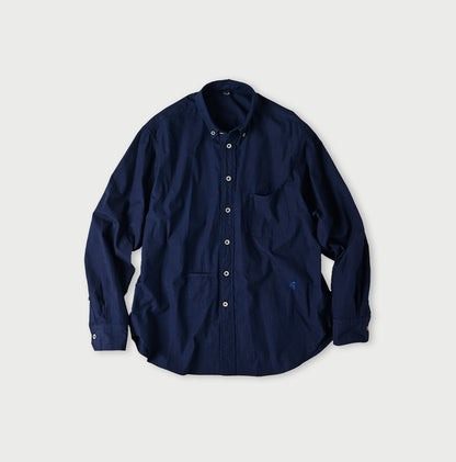 45R Indigo Batistie 908 Ocean Buttondown Shirt