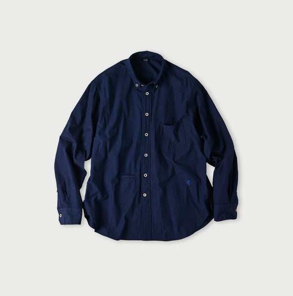 Indigo Batistie 908 Ocean Buttondown Shirt - 45R by 45rpm studio