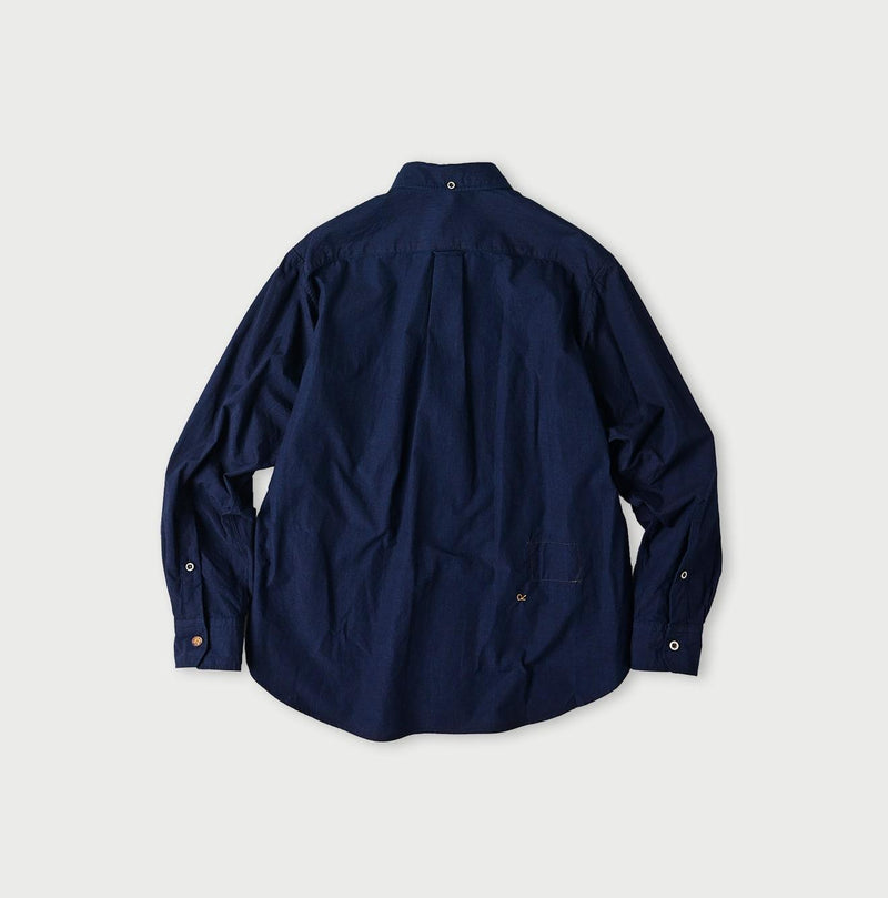 Indigo Batistie 908 Ocean Buttondown Shirt - 45R by 45rpm studio - Image 15