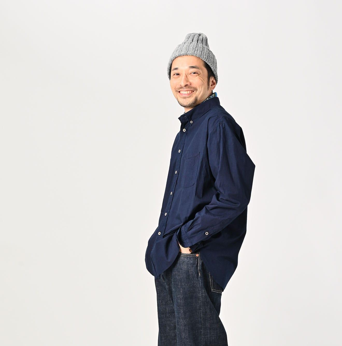 Indigo Batistie 908 Ocean Buttondown Shirt - 45R by 45rpm studio - Image 8