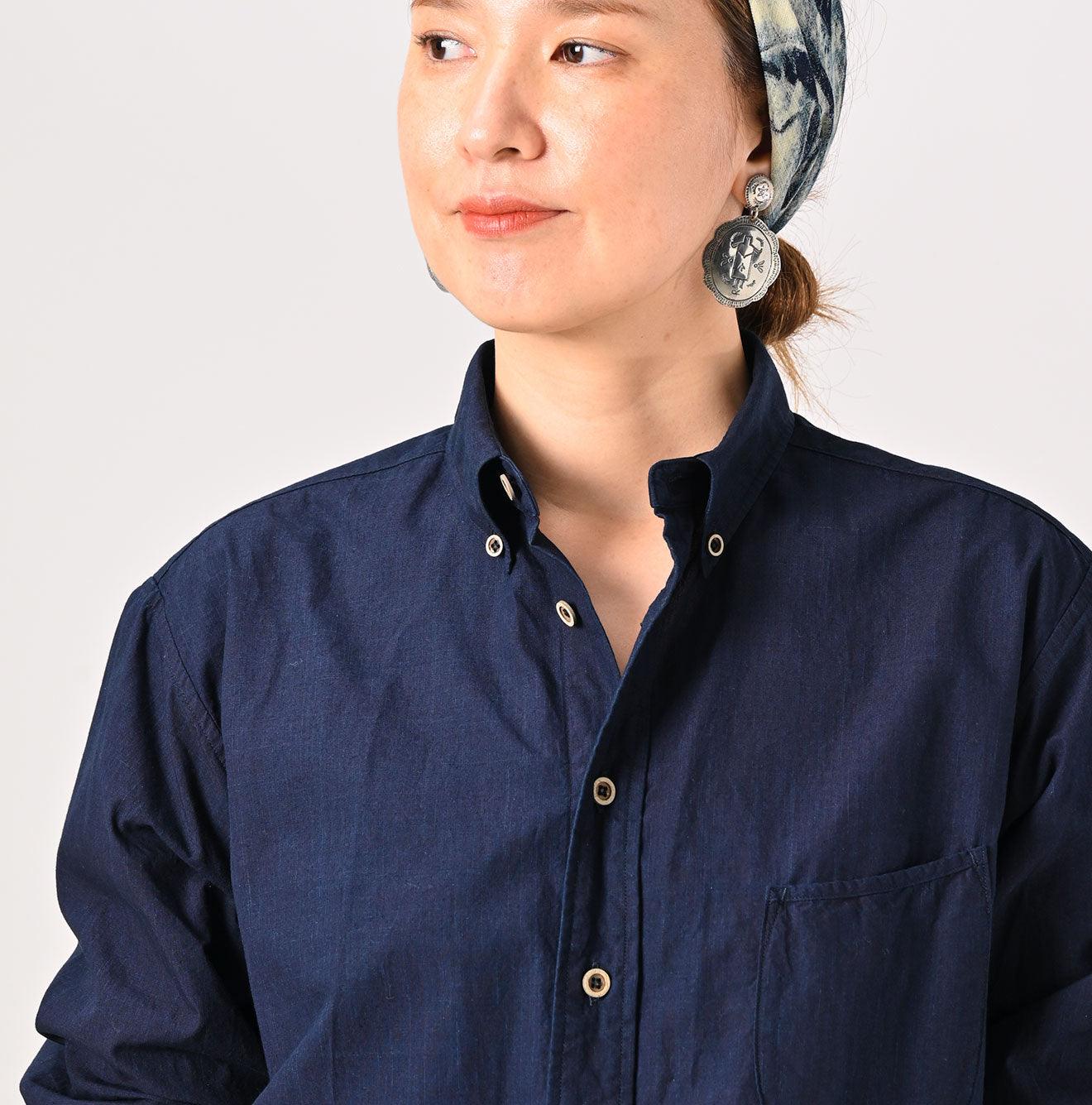 Indigo Batistie 908 Ocean Buttondown Shirt - 45R by 45rpm studio - Image 10