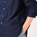 Indigo Batistie 908 Ocean Buttondown Shirt - 45R by 45rpm studio