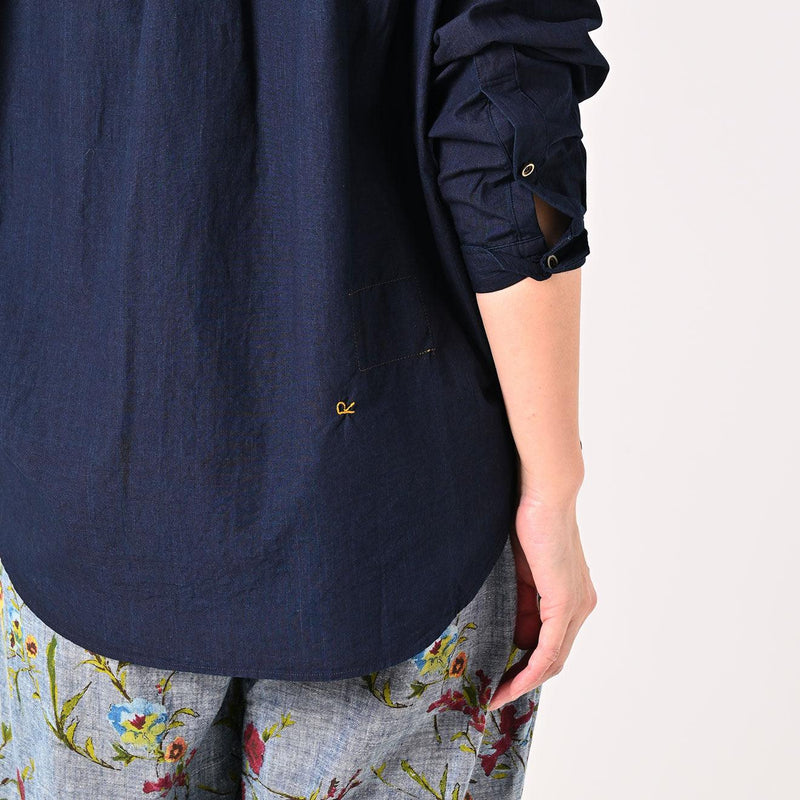 Indigo Batistie 908 Ocean Buttondown Shirt - 45R by 45rpm studio - Image 14