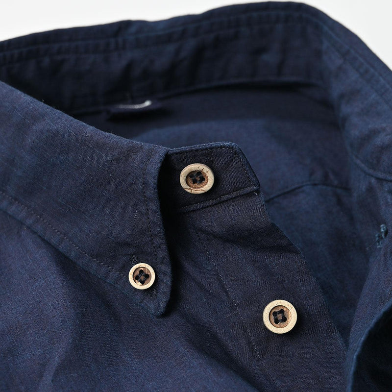 Indigo Batistie 908 Ocean Buttondown Shirt - 45R by 45rpm studio - Image 16