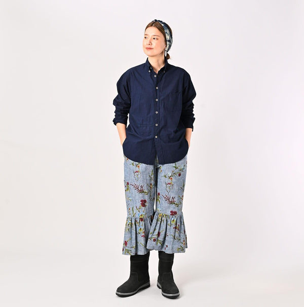 Indigo Batistie 908 Ocean Buttondown Shirt - 45R by 45rpm studio