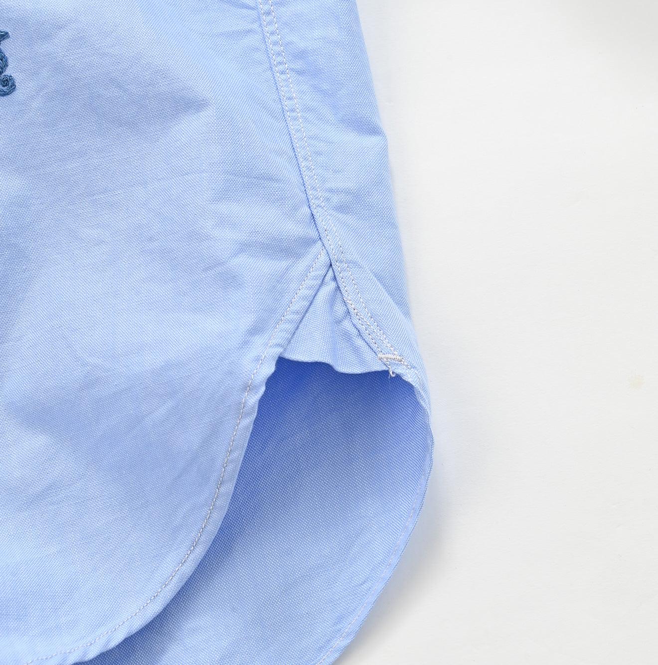 45rpm - 現行品 45R 二重織オックスフォードの908オーシャンシャツ 1 45rpm Supima Oxford 908 Ocean Shirt – 45R GLOBAL