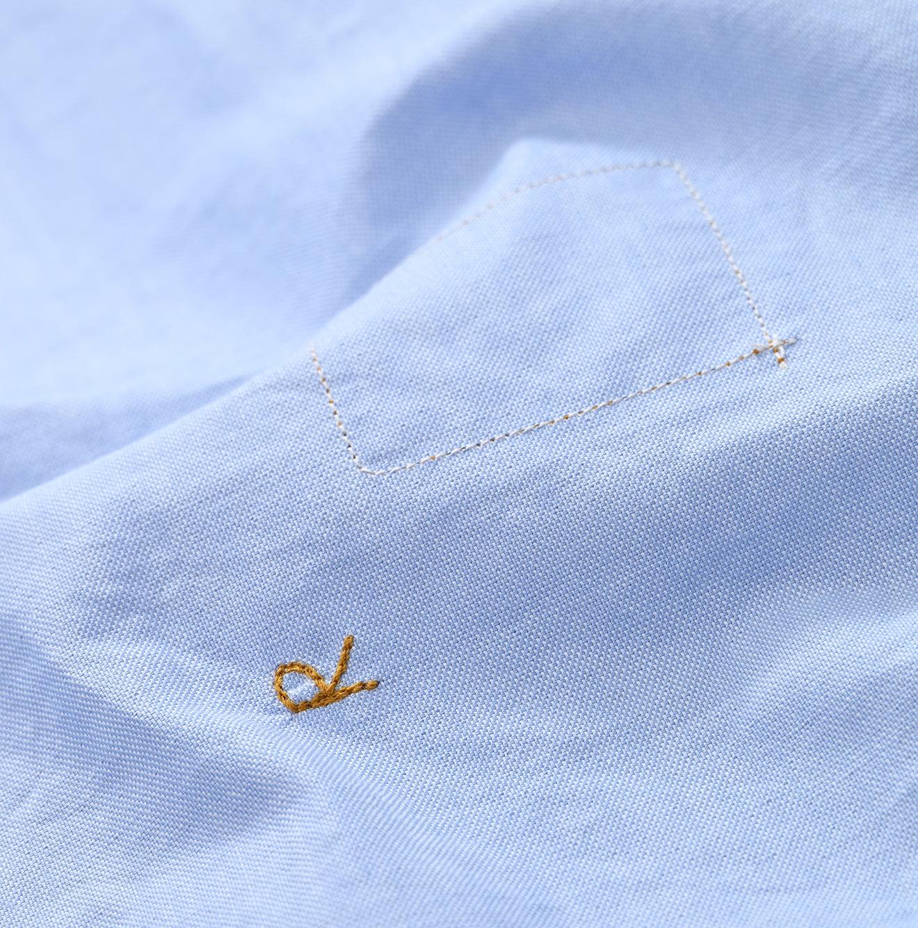 Supima Oxford 908 Ocean Shirt - 45R by 45rpm studio