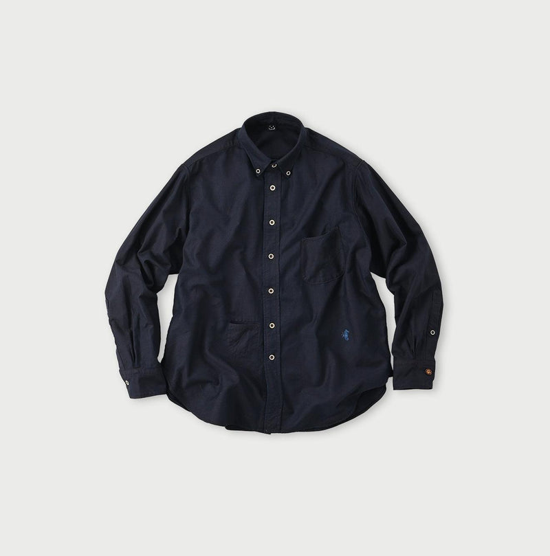 Indigo Supima Oxford 908 Ocean Shirt (Size 3) - 45R by 45rpm studio - Image 1