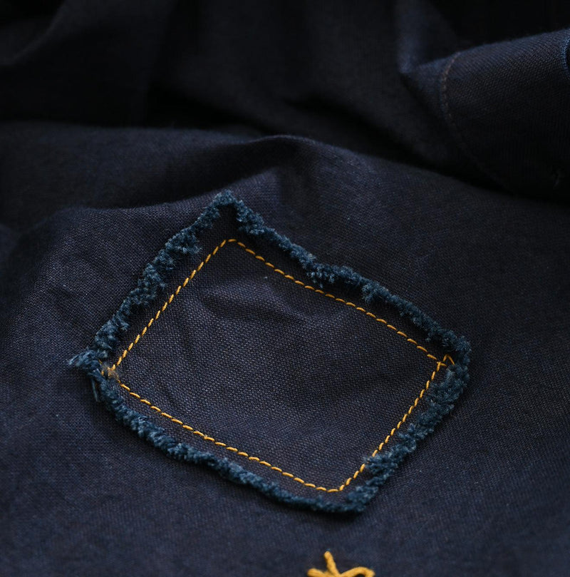 Indigo Supima Oxford 908 Ocean Shirt (Size 3) - 45R by 45rpm studio - Image 18