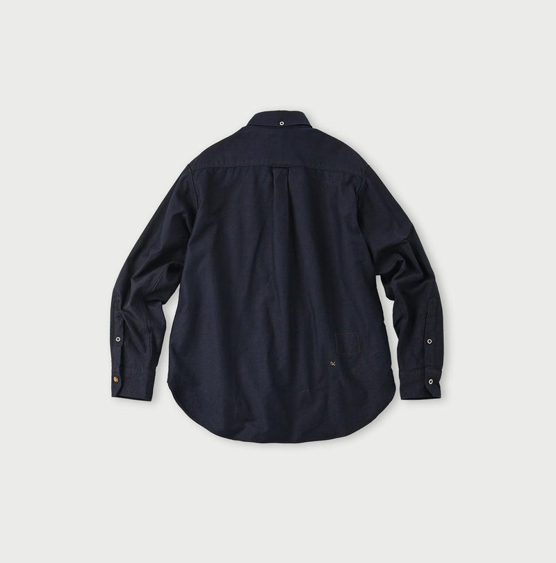 Indigo Supima Oxford 908 Ocean Shirt (Size 3) - 45R by 45rpm studio - Image 2