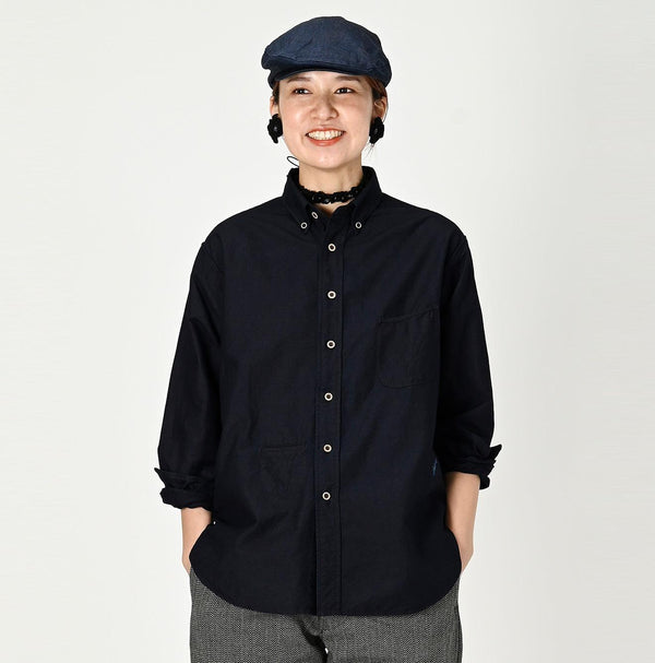 Indigo Supima Oxford 908 Ocean Shirt (Size 3) - 45R by 45rpm studio