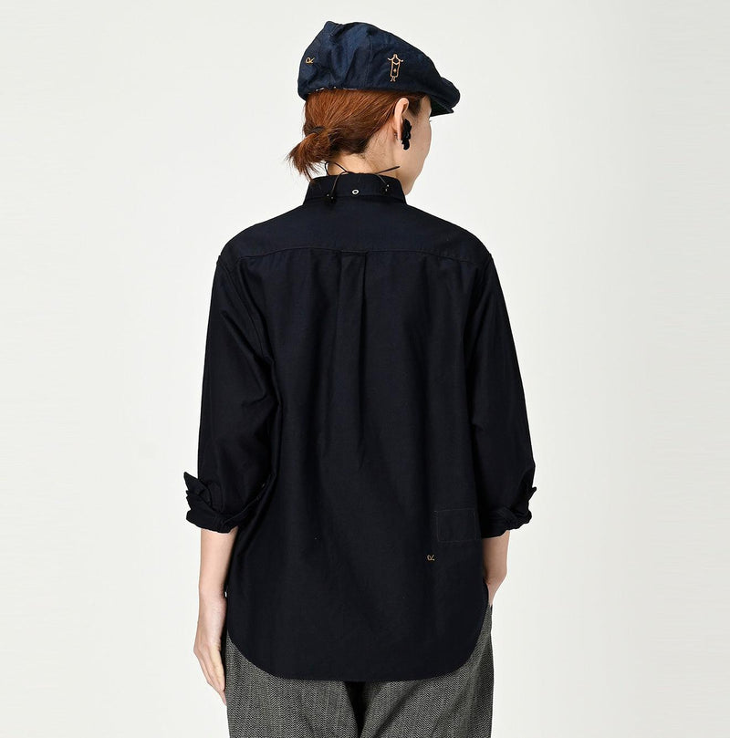 Indigo Supima Oxford 908 Ocean Shirt (Size 3) - 45R by 45rpm studio - Image 5