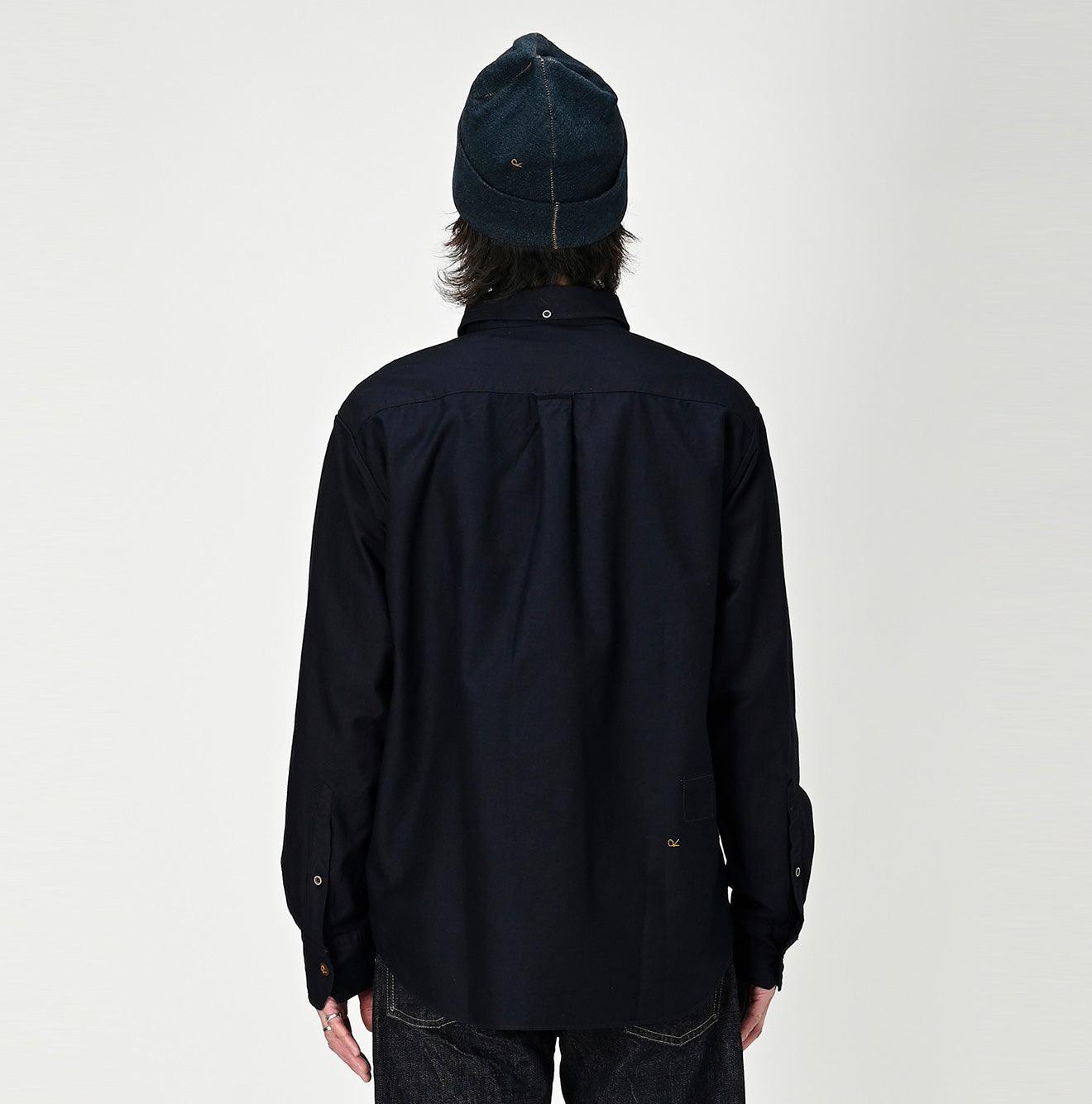 Indigo Supima Oxford 908 Ocean Shirt (Size 3) - 45R by 45rpm studio - Image 8