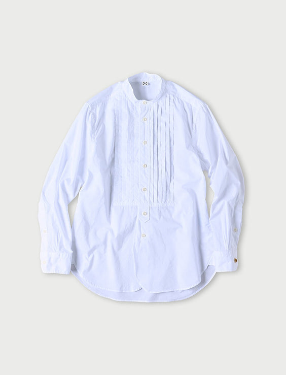 Batistie 908 Pintuck Stand Collar Shirt