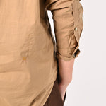 Batistie 908 Pintuck Stand Collar Shirt - 45R by 45rpm studio