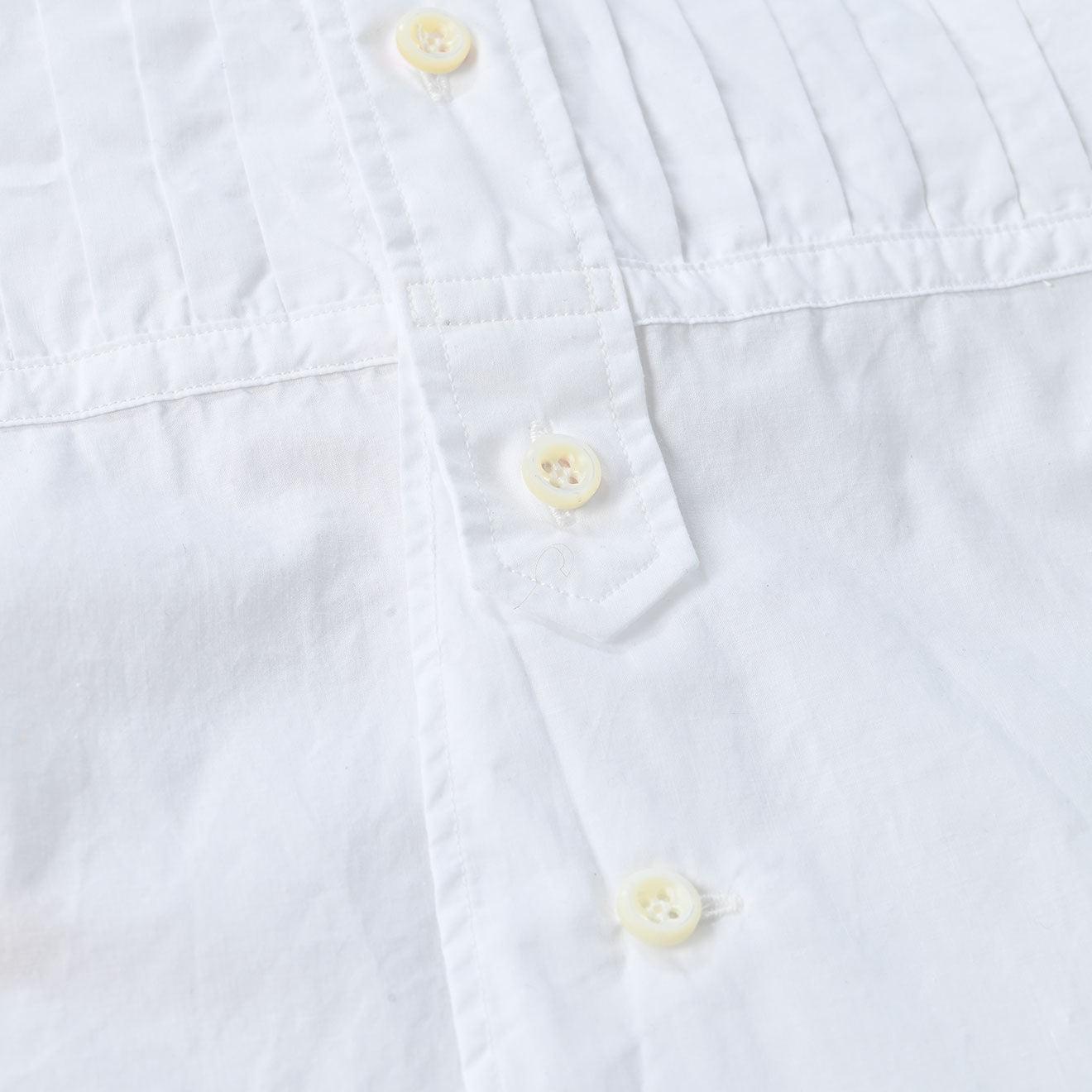 Batistie 908 Pintuck Stand Collar Shirt - 45R by 45rpm studio