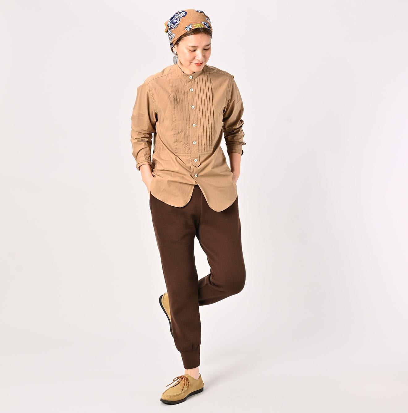 Batistie 908 Pintuck Stand Collar Shirt - 45R by 45rpm studio - Image 2