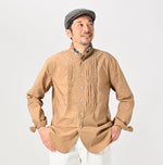 Batistie 908 Pintuck Stand Collar Shirt - 45R by 45rpm studio