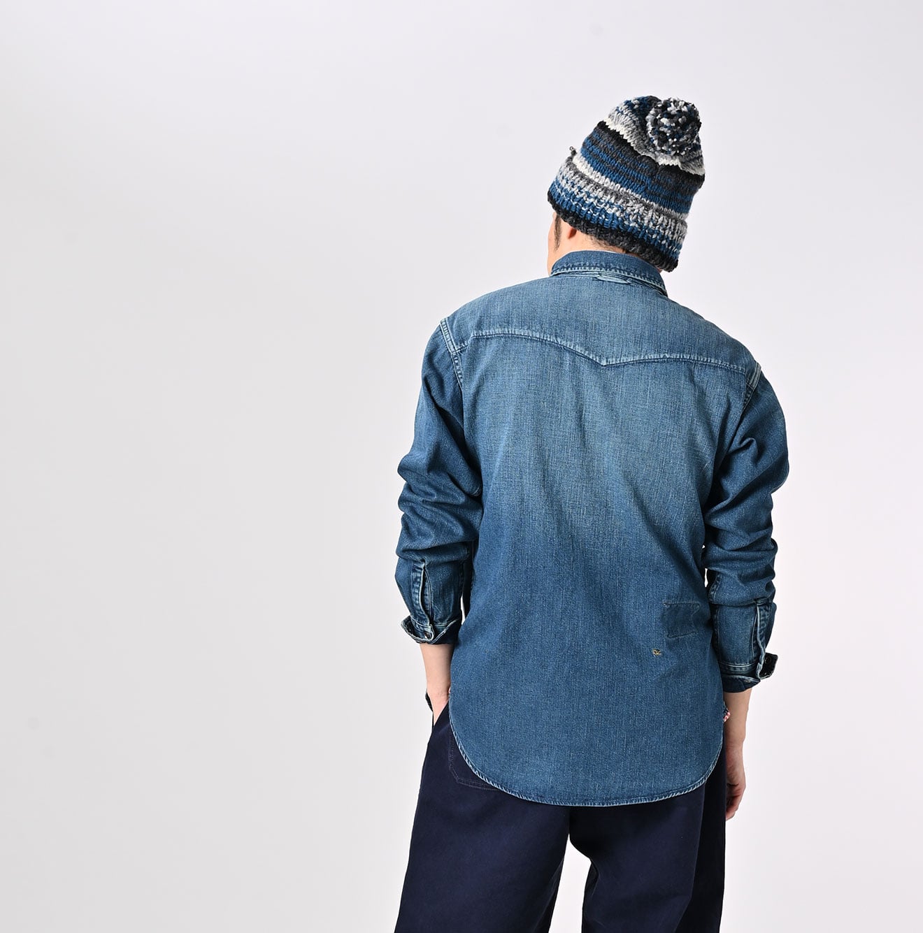 45R Indigo 45 Petit Denim 908 Eastern Shirt Zyu