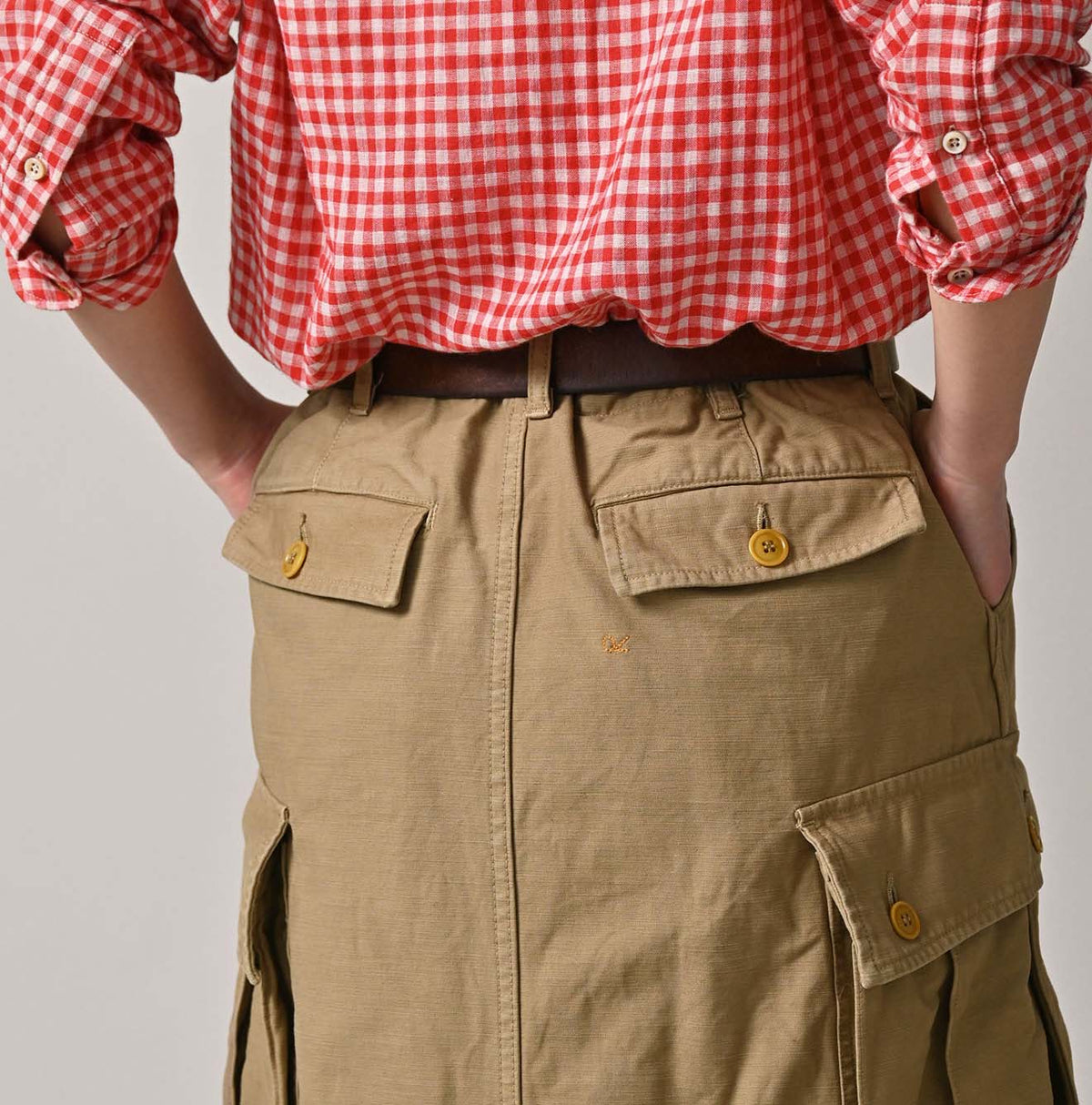 45R Back Sateen Cargo Skirt