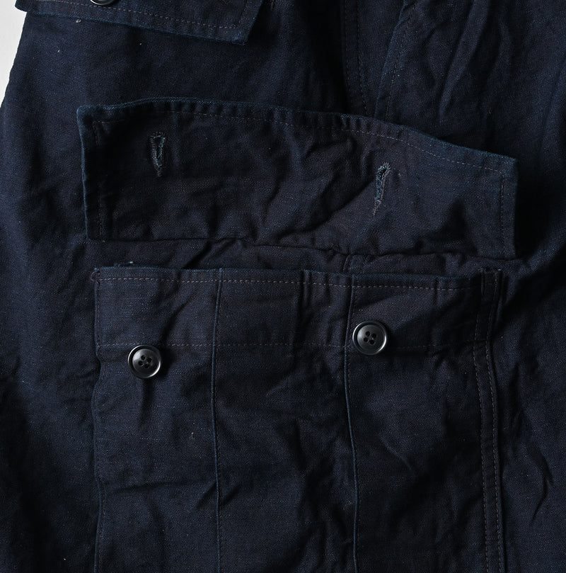 45R Indigo Back Sateen Cargo Skirt