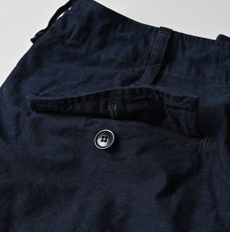 45R Indigo Back Sateen Cargo Skirt