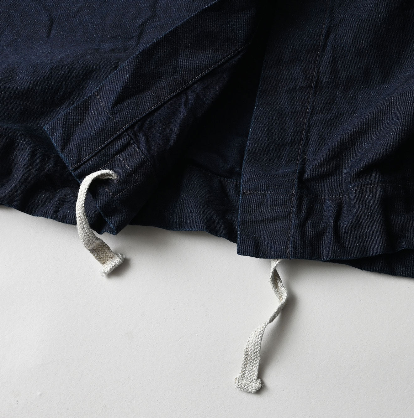 45R Indigo Back Sateen Cargo Skirt