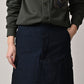 45R Indigo Back Sateen Cargo Skirt