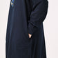 45R Indigo 45 Star 908 Long Sleeve Dress