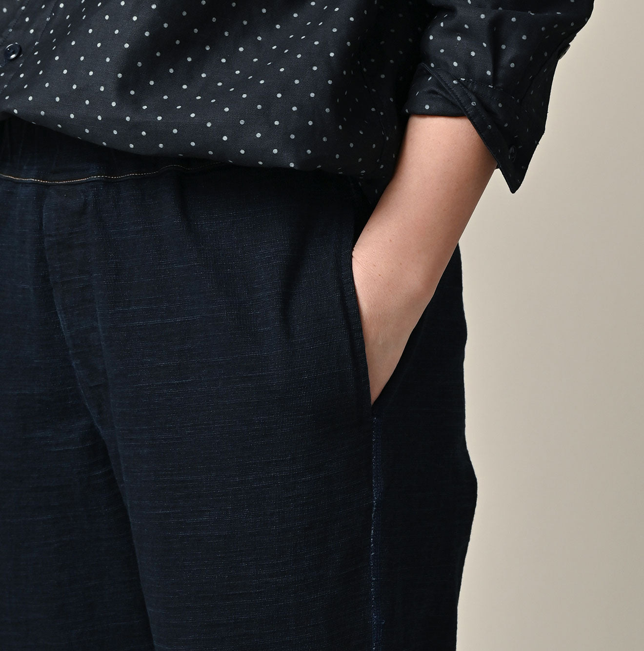 45R Indigo Dekoboko Tenjiku 908 Pants