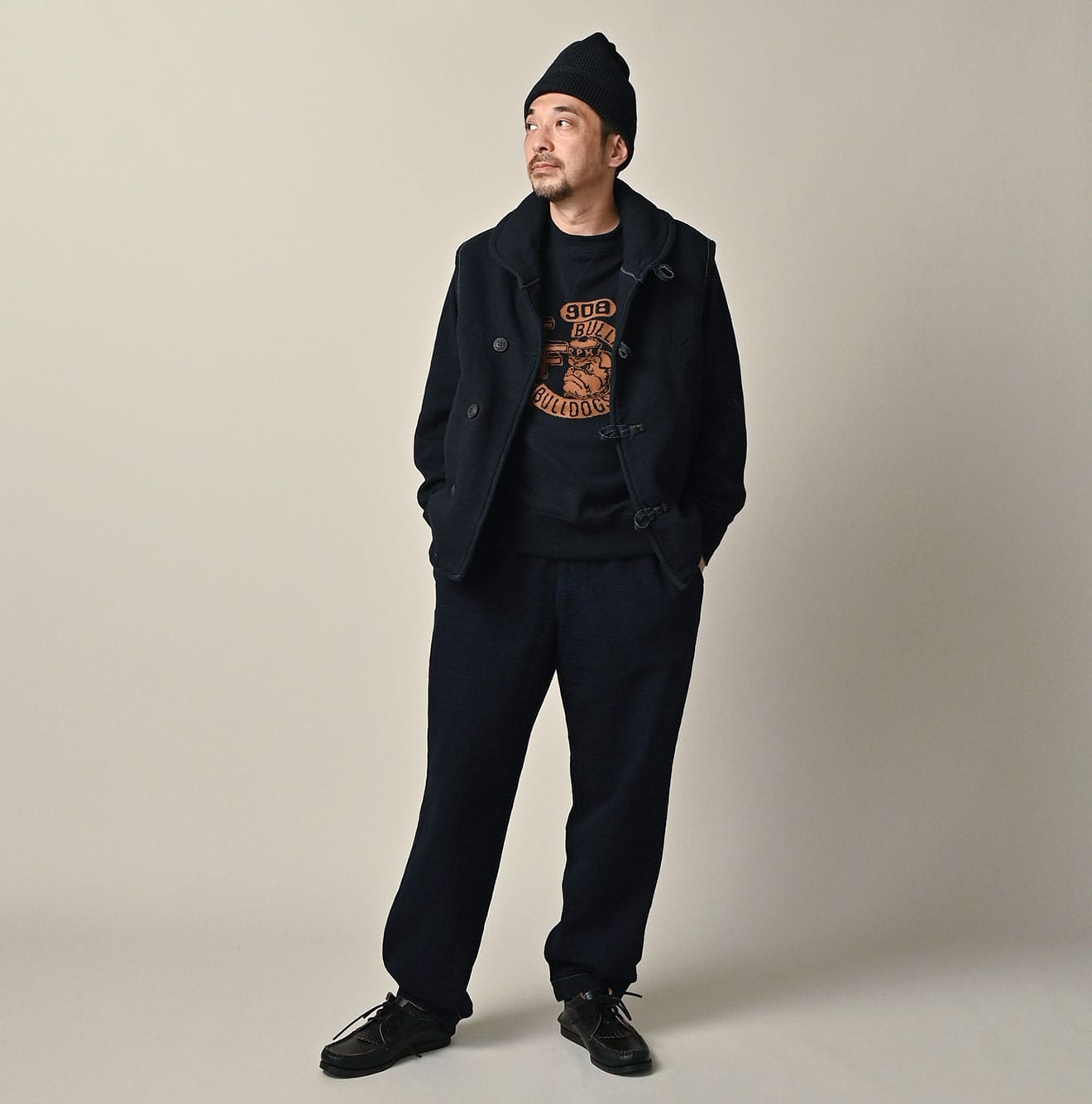 45R Indigo Dekoboko Tenjiku 908 Pants