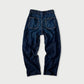 45R Indigo 908 Work Painter Pants Distressed