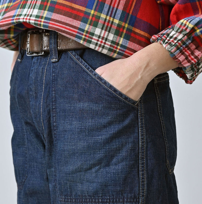 45R Indigo 908 Work Painter Pants Distressed