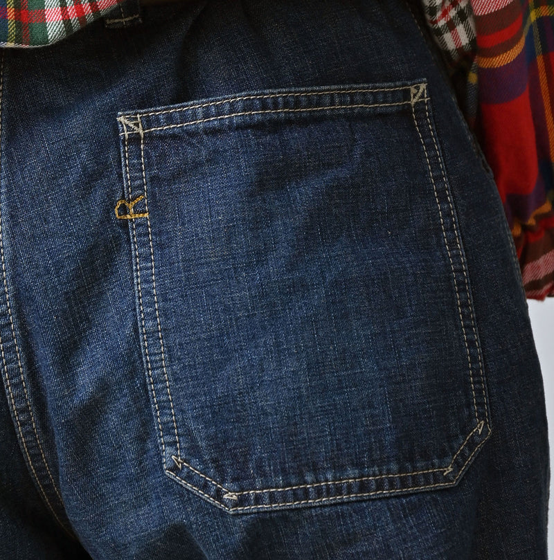 45R Indigo 908 Work Painter Pants Distressed