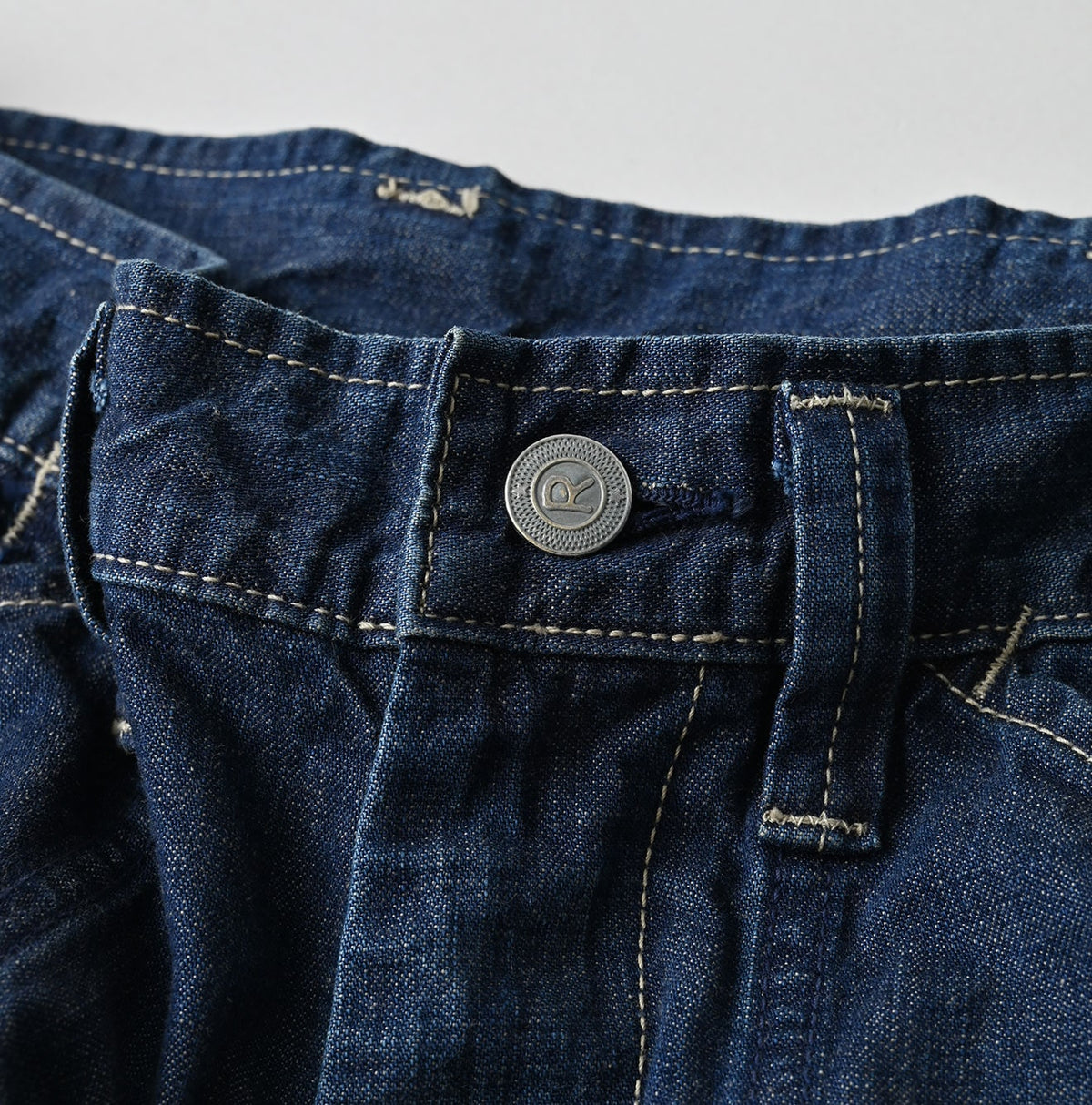 45R Indigo 908 Work Painter Pants Distressed