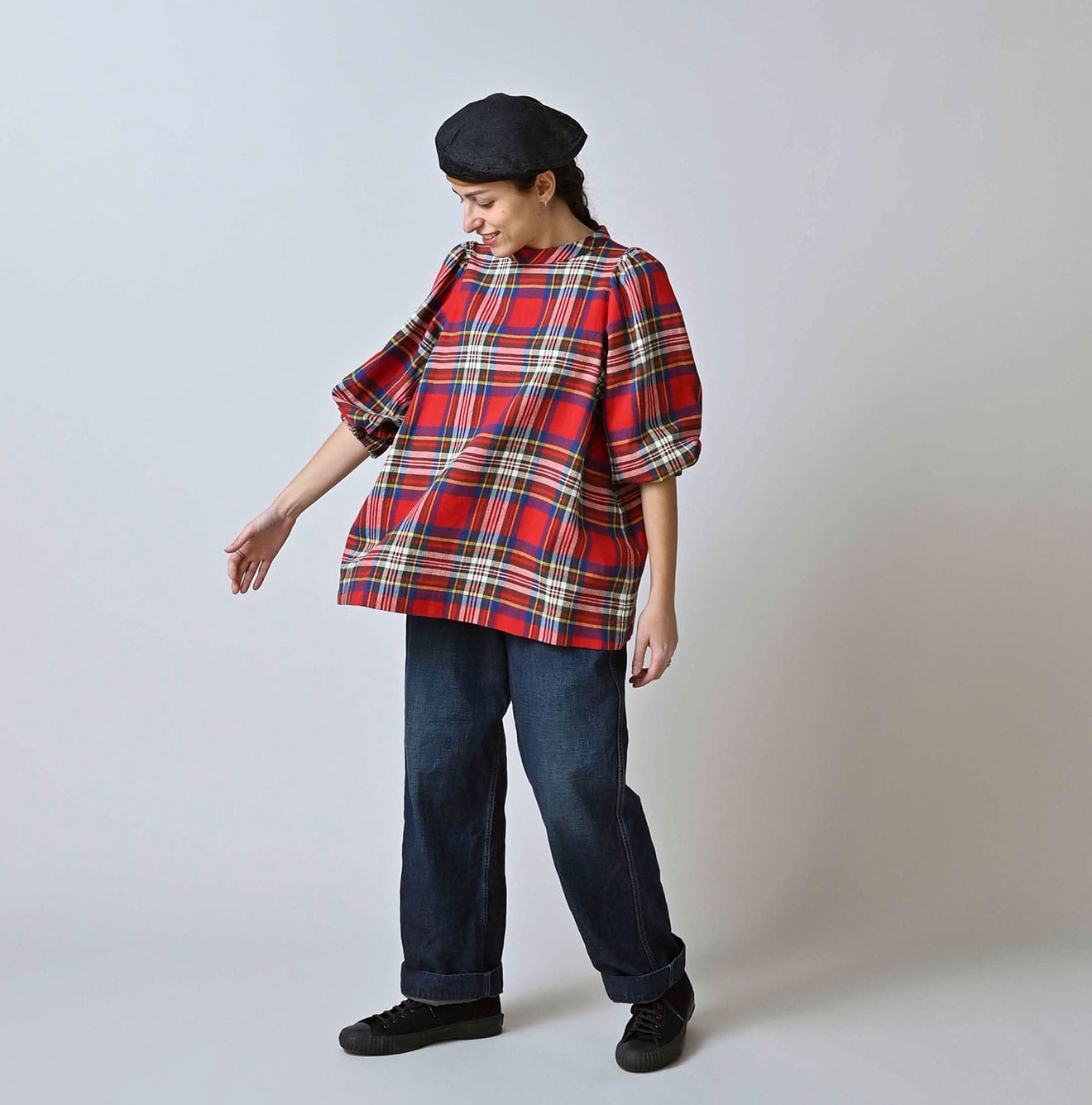 45R Indigo 908 Work Painter Pants Distressed