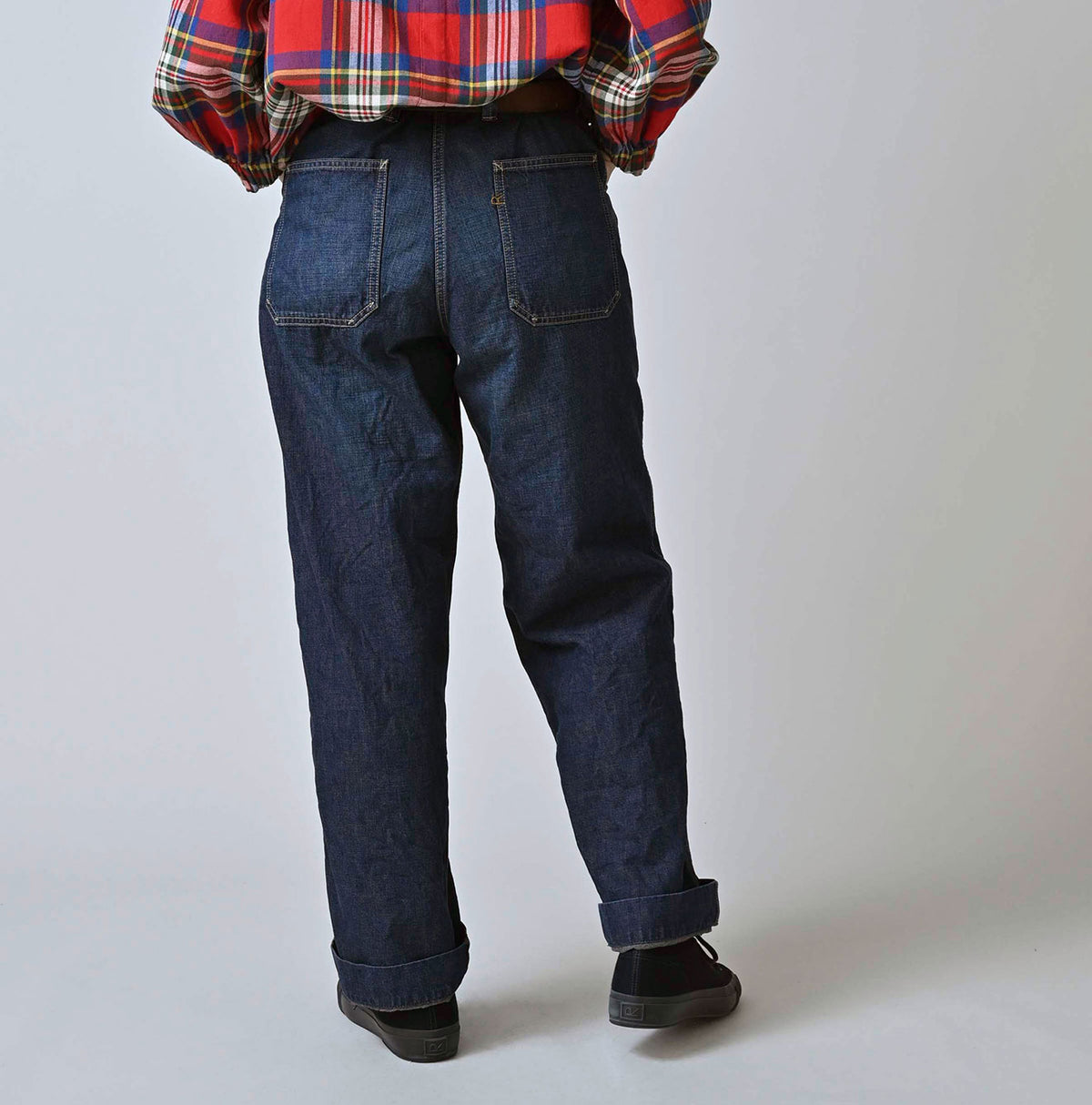 45R Indigo 908 Work Painter Pants Distressed