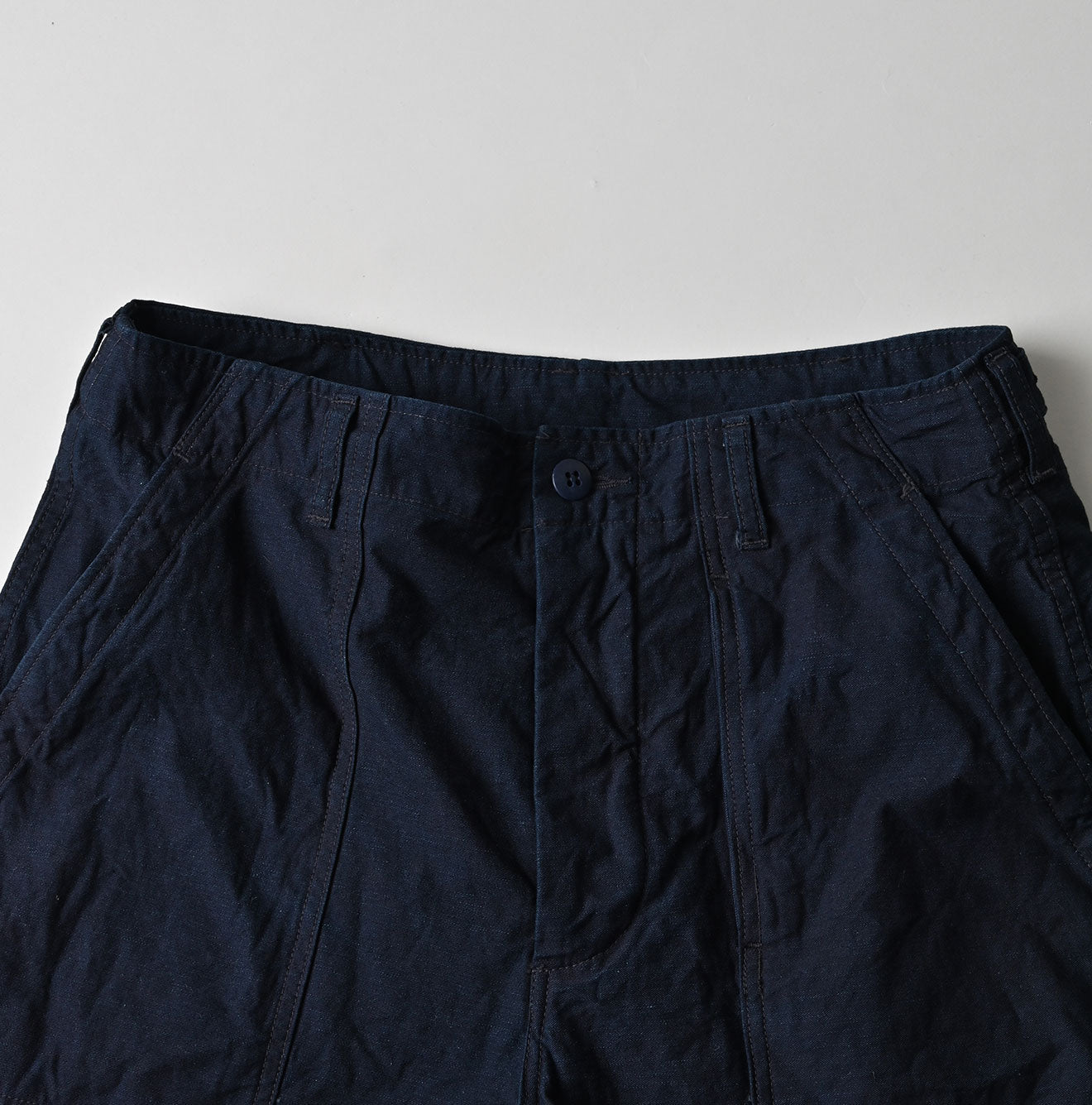 Indigo Back Sateen 908 Baker Pants | 45R Official Online Store